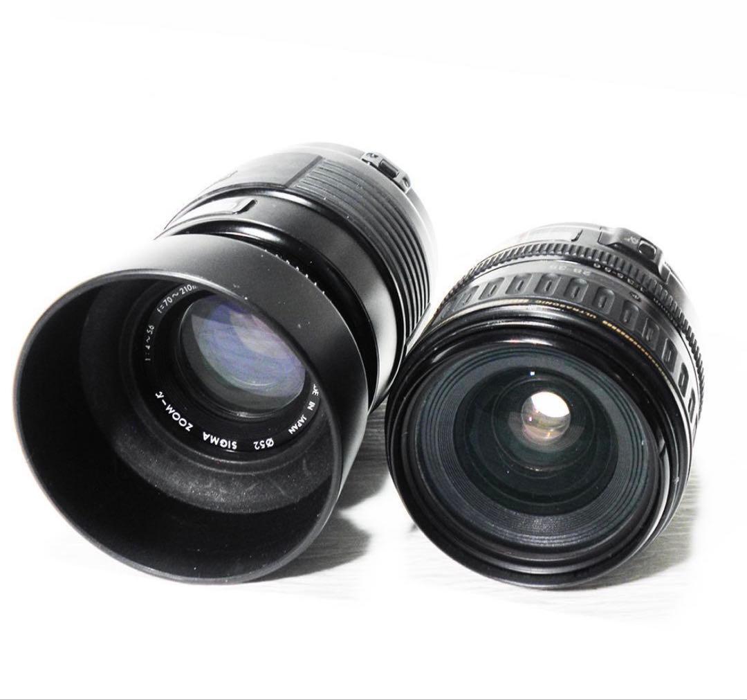 Canon最高峰AF一眼レフカメラ EOS-1レンズ2本付きセット