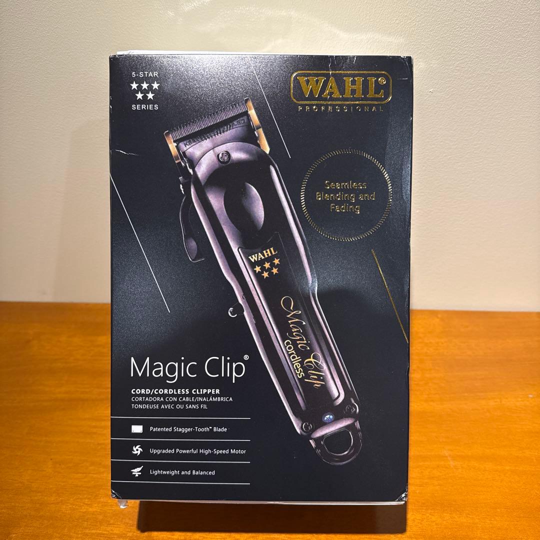 WAHL正規品 5 Starコードレス・ブラック・マジッククリップ＊詳細は文面で