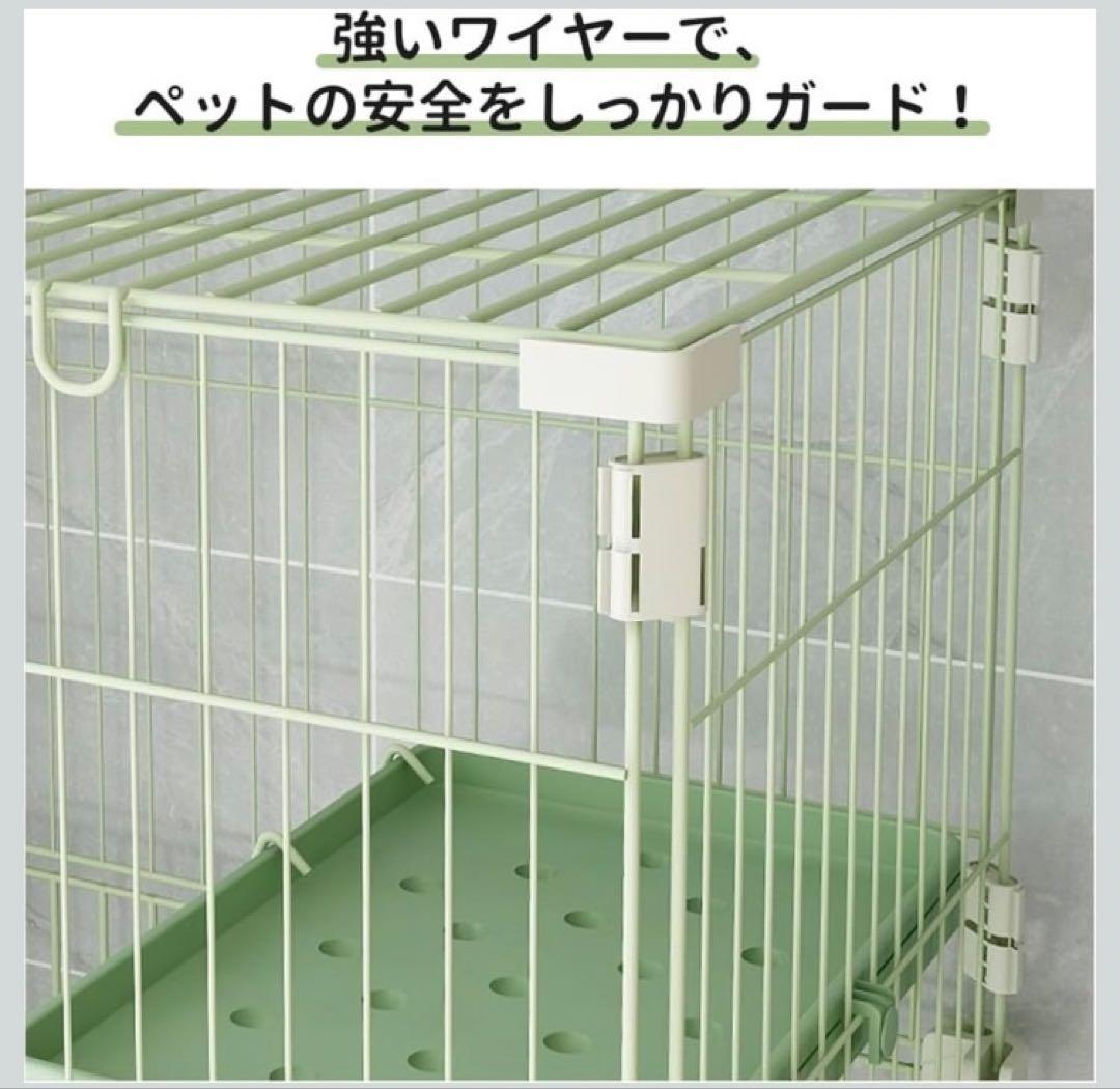 猫ケージ大型 3段　広いスリムケージ　 2~3匹多頭飼い折り畳み式
