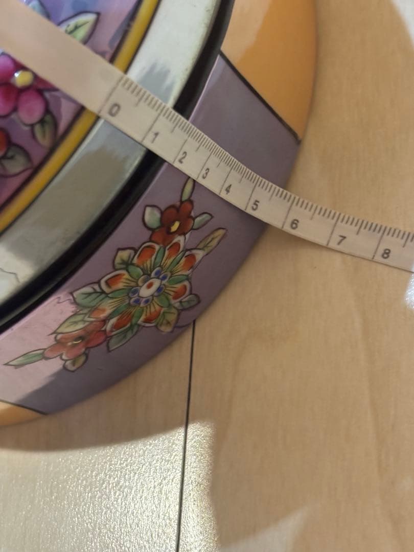 [希少] オールドノリタケ 桜印 アンティーク 花柄陶器ボックス