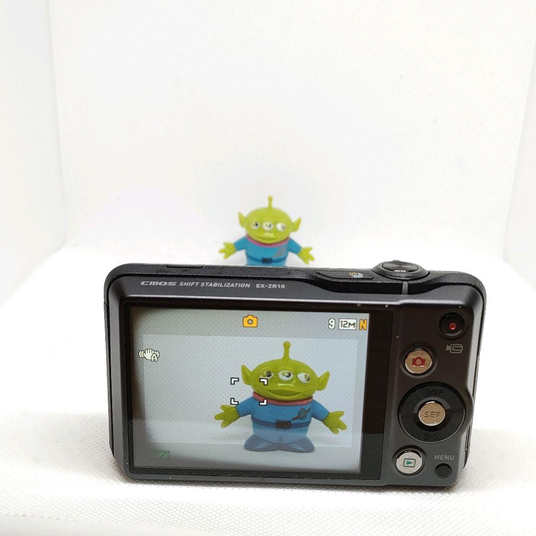 動作確認済　CASIO EXILIM EX-ZR10 ブラック デジカメIXY