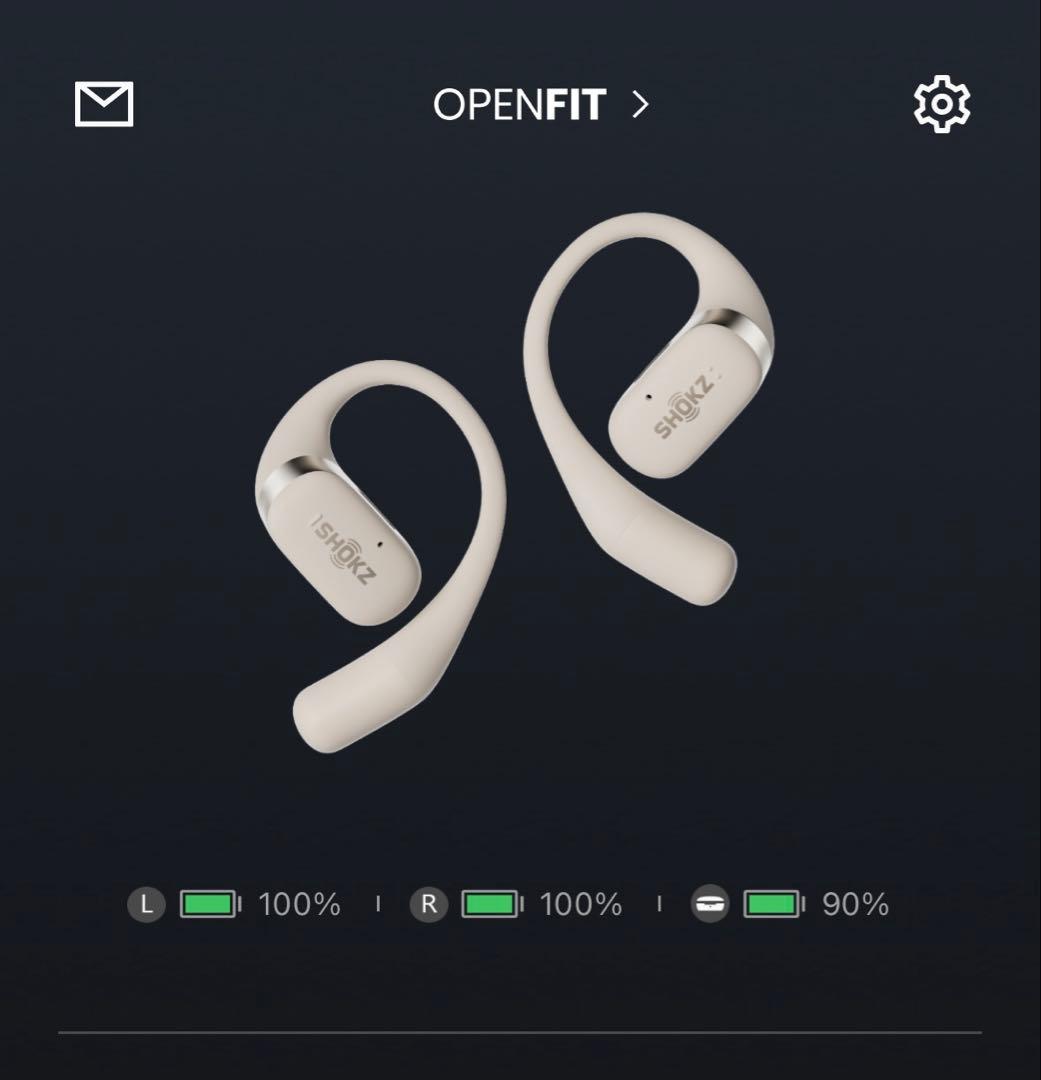 【難あり】SHOKZ OpenFit ベージュ オープンフィット イヤホン