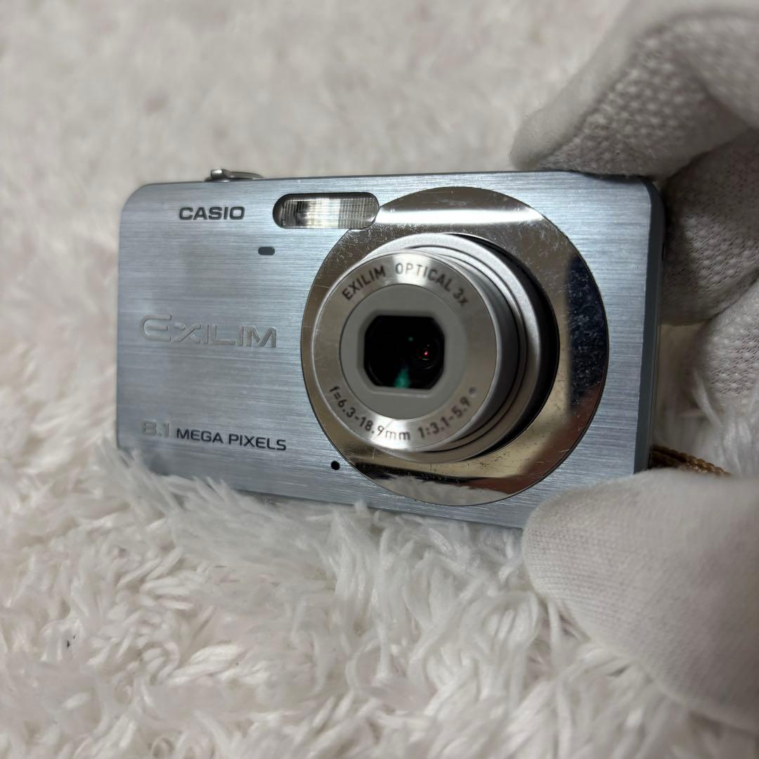 【良品】 CASIO EXILIM EX-Z80 シルバーブルー 動作⭕️