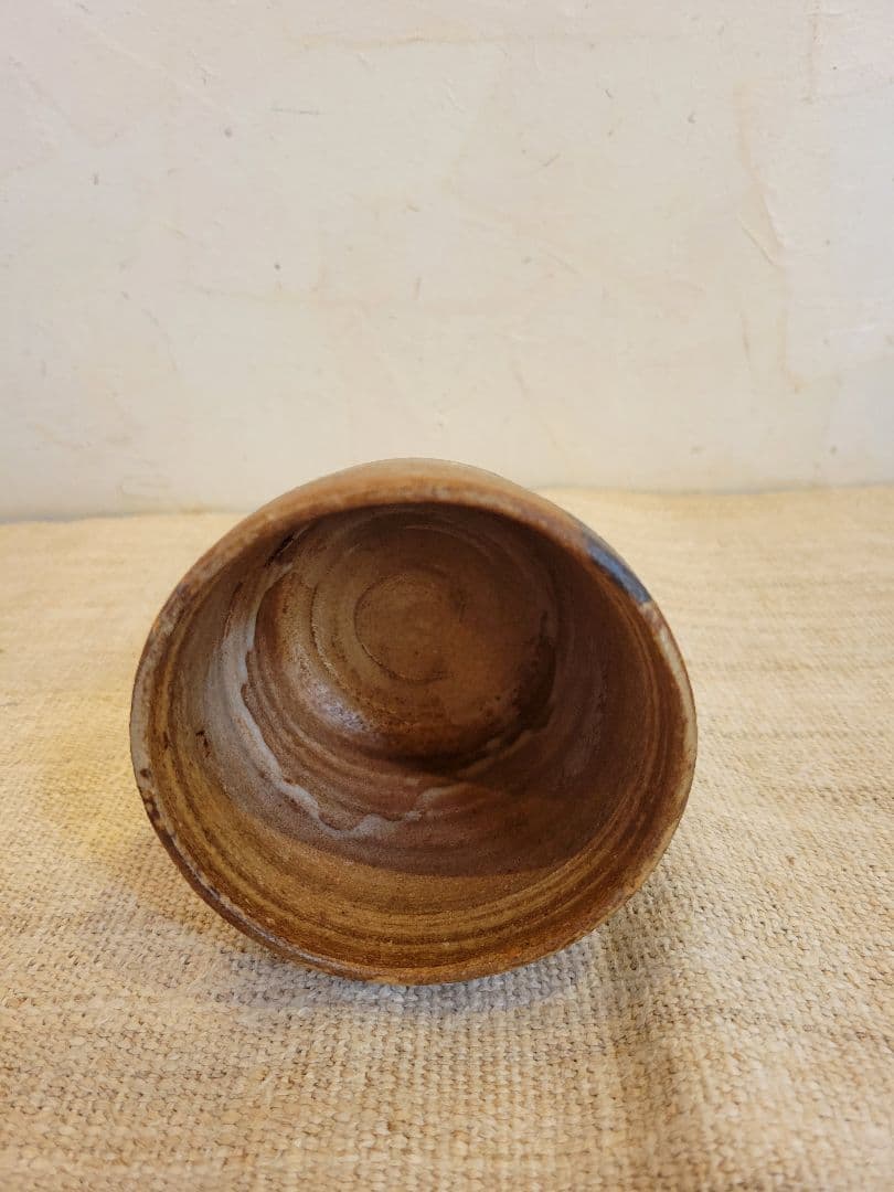 杉本泥牛　絵唐津　大ぶり茶碗