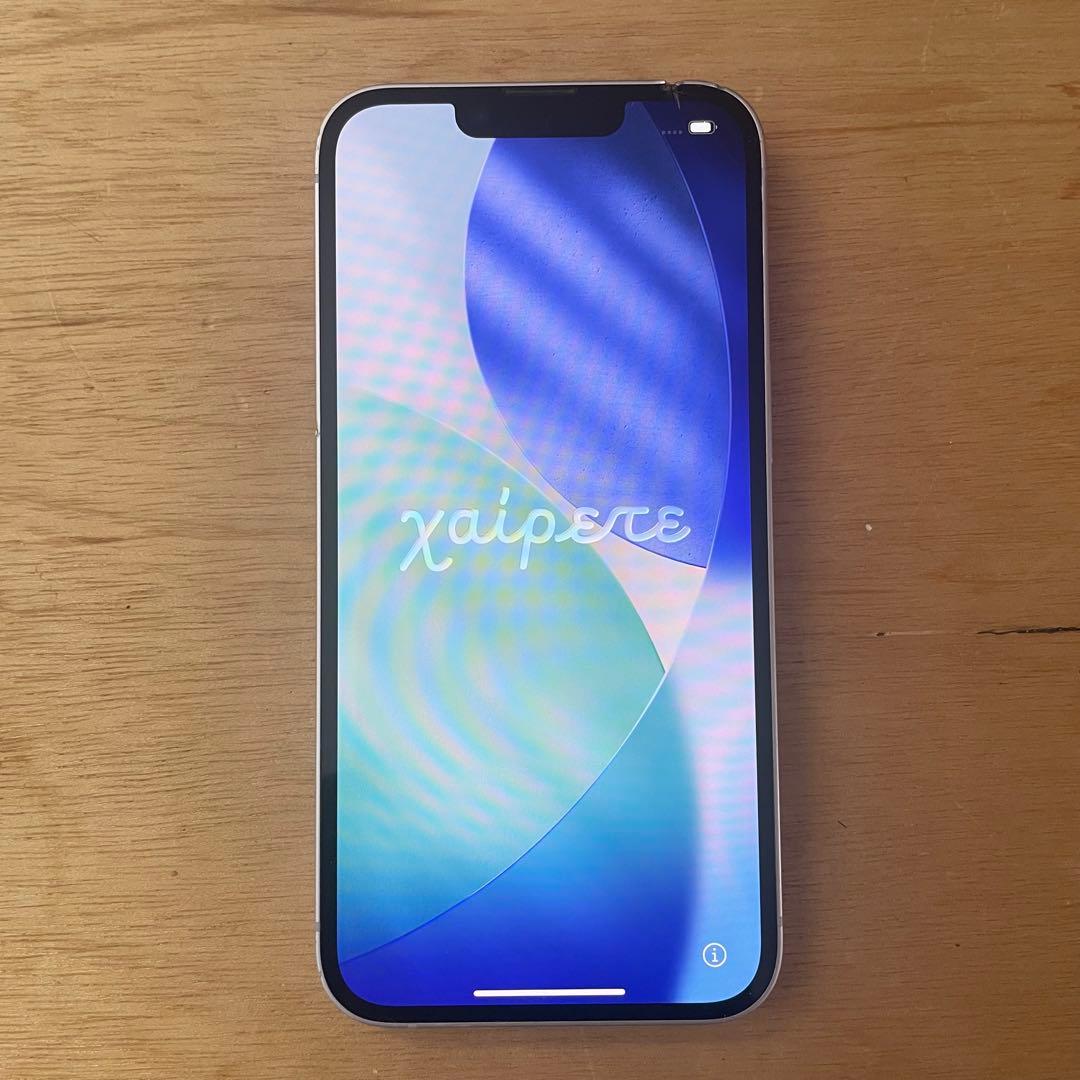 Apple iPhone 14 128GB パープル 本体 軽微割れ有り