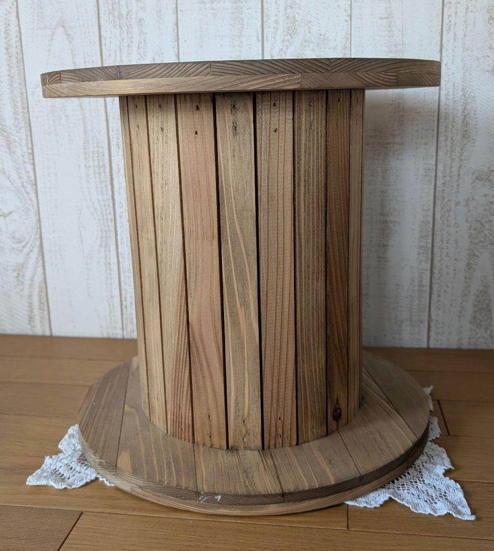 ハンドメイド.*゜*•木製ドラム♥︎⁡穴あり花台etc…