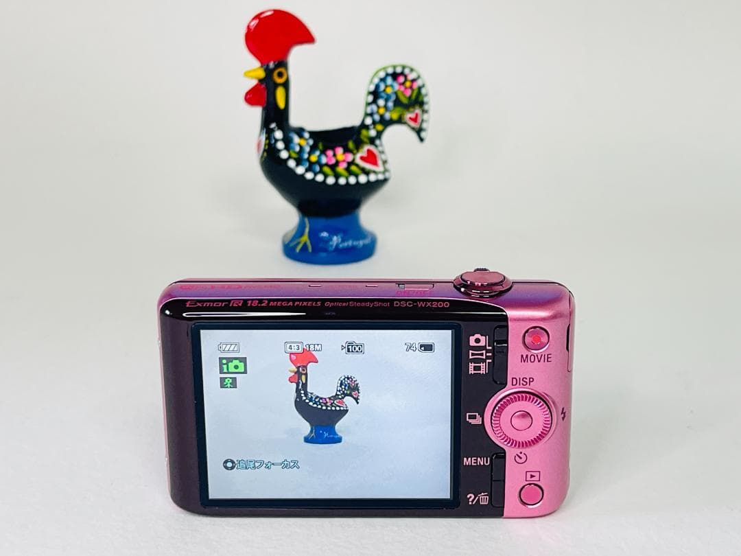 【美品】 SONY Cyber-shot DSC-WX200 ピンク コンデジ