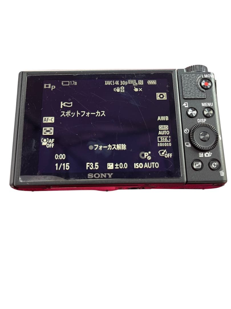SONY ソニー【中古】Cyber-WX800 ブラックコンパクトデジタルカメラ