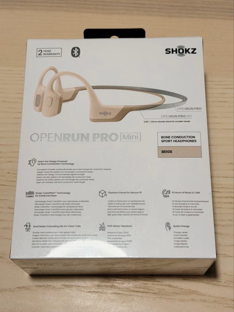 新品未使用SHOKZ OPENRUN PRO Mini 骨伝導イヤホン