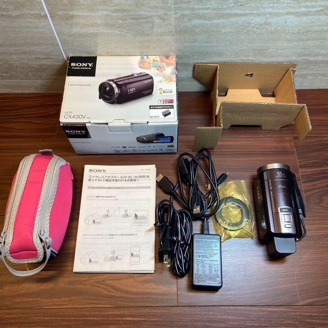 SONY HDR-CX430V ビデオカメラ ほぼ新品 4957