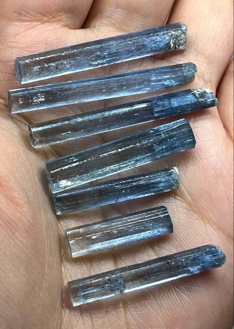天然アクアマリン7点セット52カラット　(10.40g)