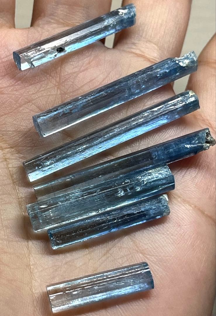 天然アクアマリン7点セット52カラット　(10.40g)