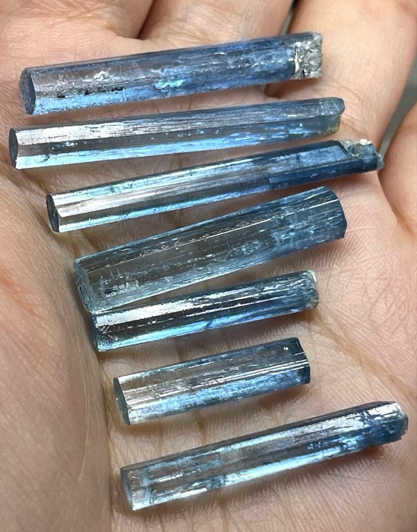 天然アクアマリン7点セット52カラット　(10.40g)