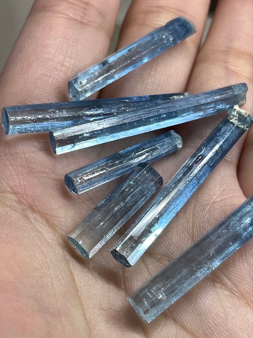 天然アクアマリン7点セット52カラット　(10.40g)