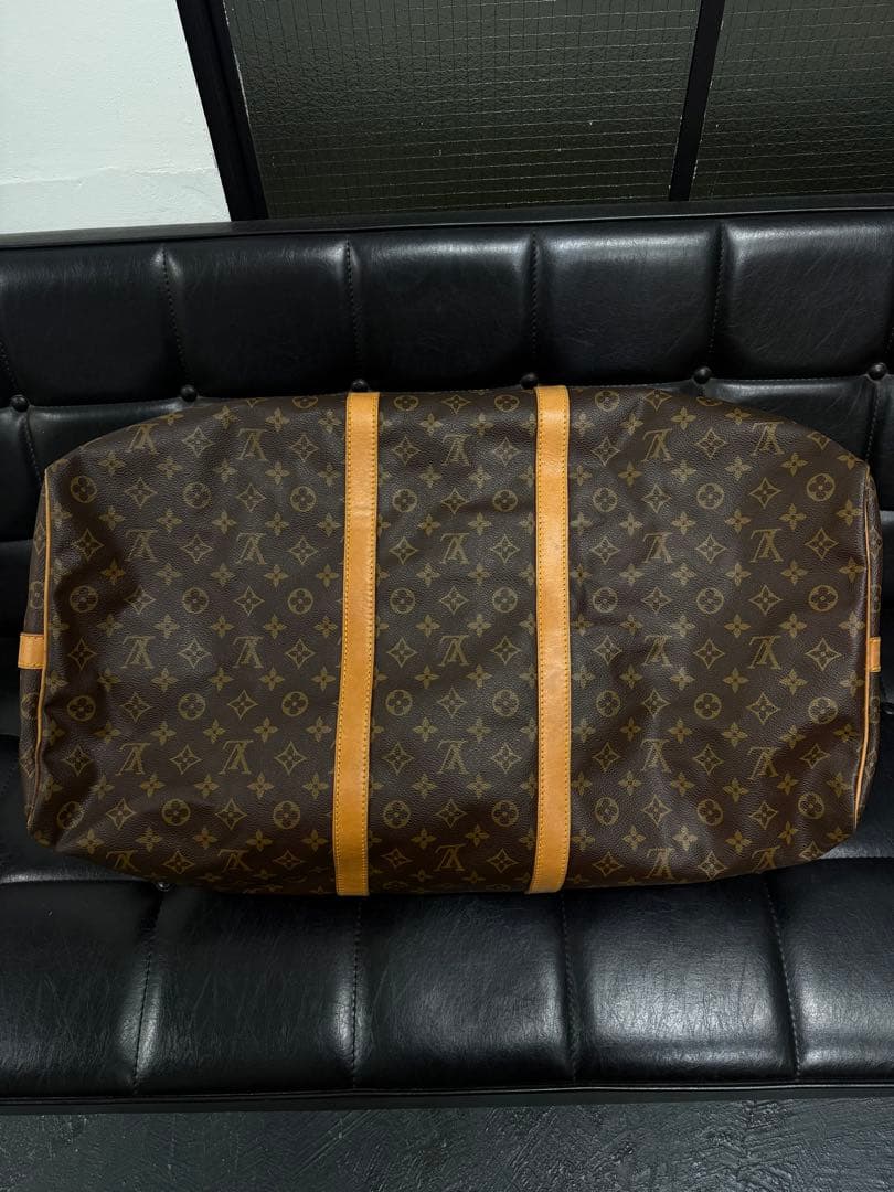 美品ルイ・ヴィトン キーポル・バンドリエール 60