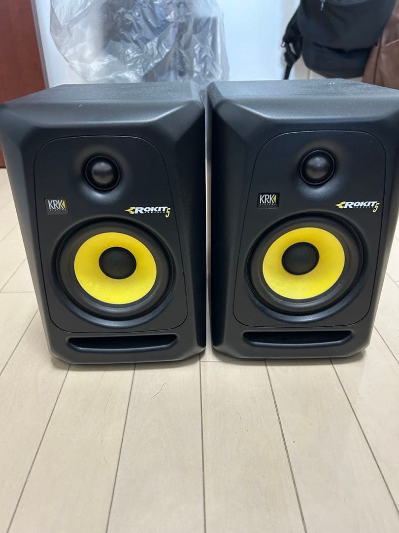 KRK ROKIT 5 g3 rp5g3 モニタースピーカー付属品完備 美品
