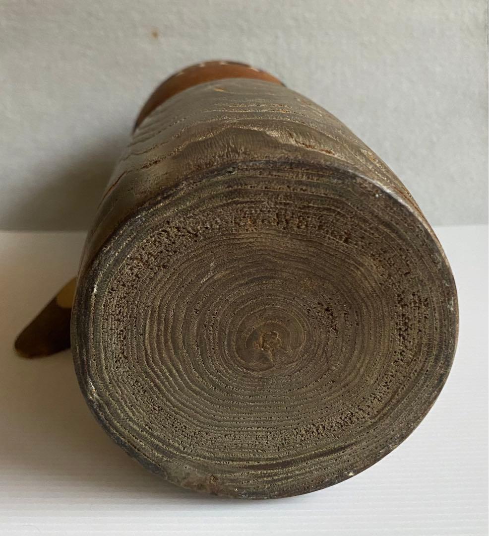 栗の木のこけし（35.5cm）／人間無形文化財・榎本寛治作