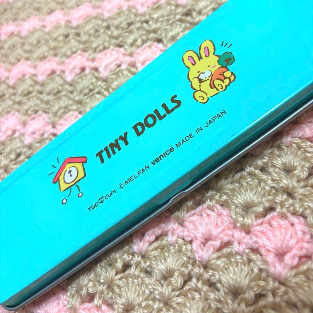 昭和レトロ 缶ペンケース ファンシー Venice TWO CUPS