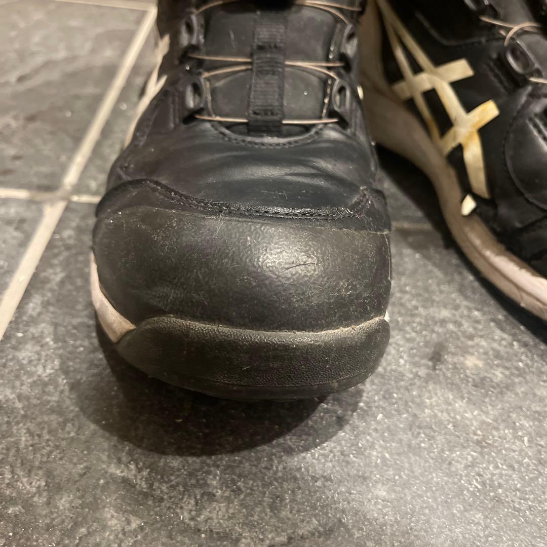 ASICS 安全靴 BOA 27.5cm 白黒