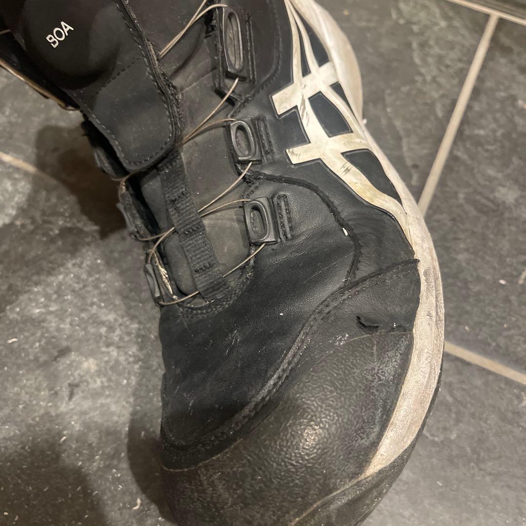 ASICS 安全靴 BOA 27.5cm 白黒
