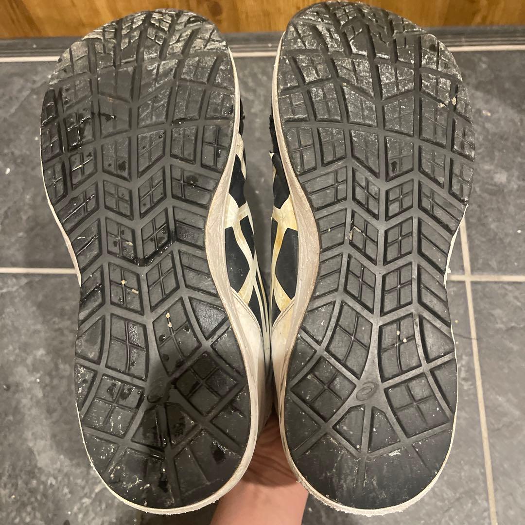 ASICS 安全靴 BOA 27.5cm 白黒