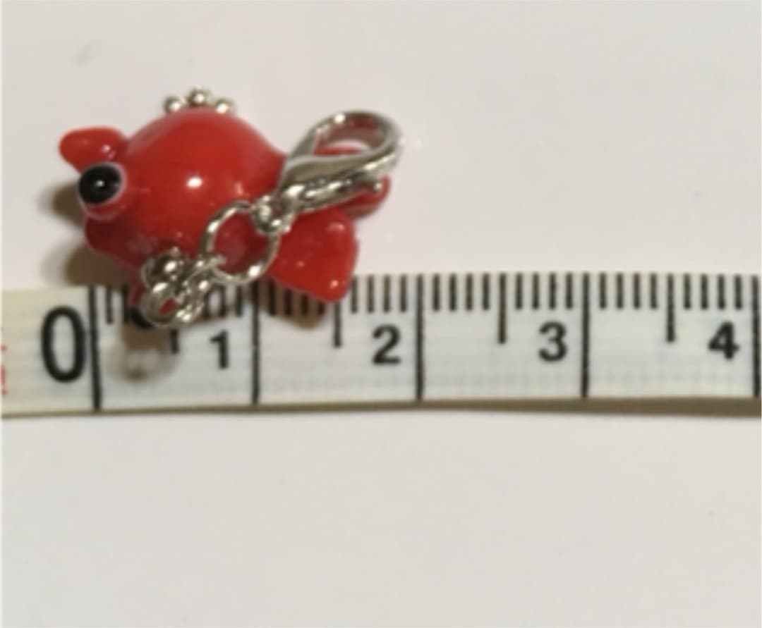 専用☆とんぼ玉☆出目ちゃん♪チャーム☆金魚