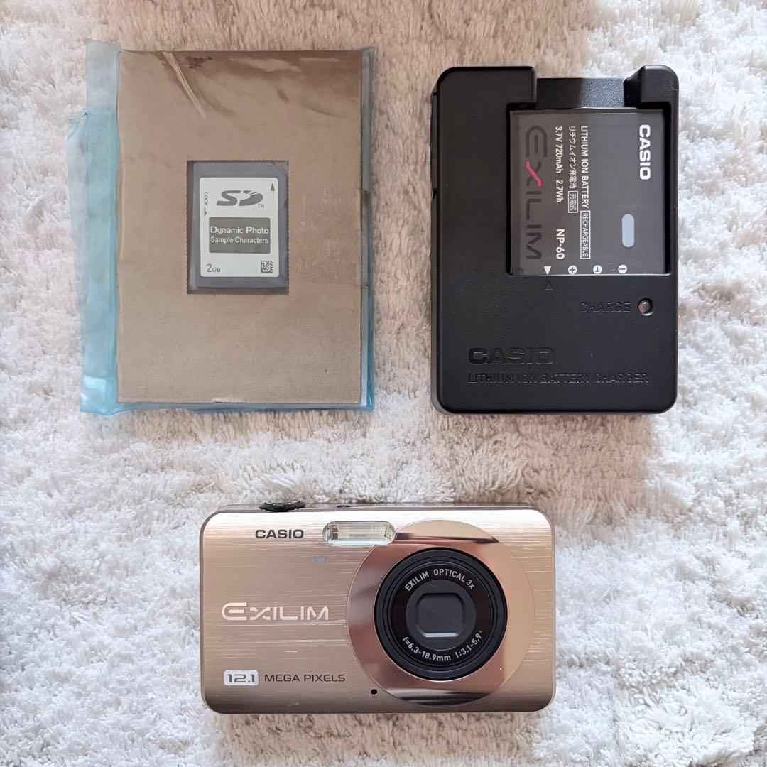 美品【動作確認済】CASIO カシオ EXILIM EX-Z90 レトロコンデジ
