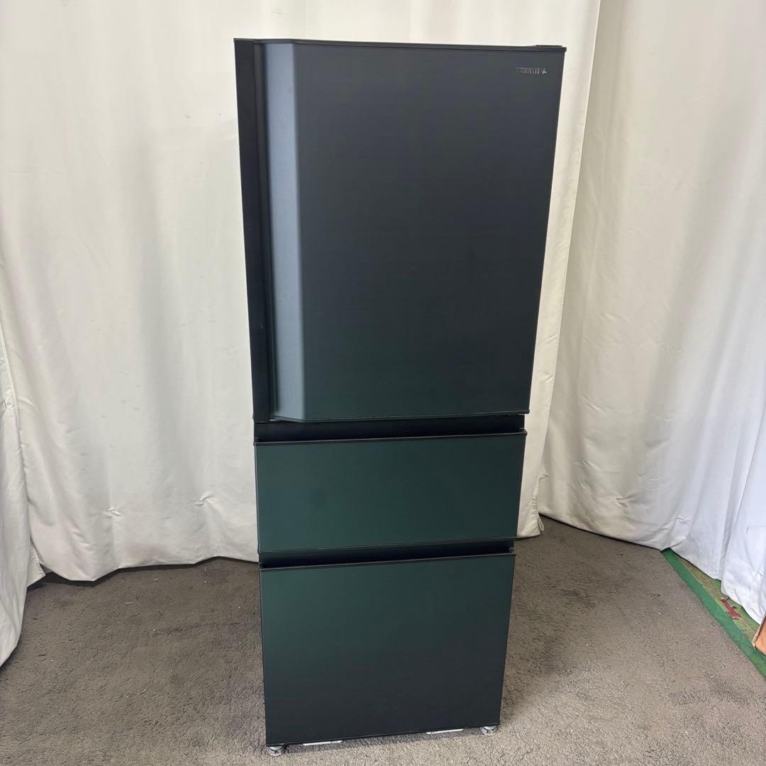 257❤️冷蔵庫　東芝　300ℓ-400ℓ　大型　黒　　安い　綺麗　中古　設置無料