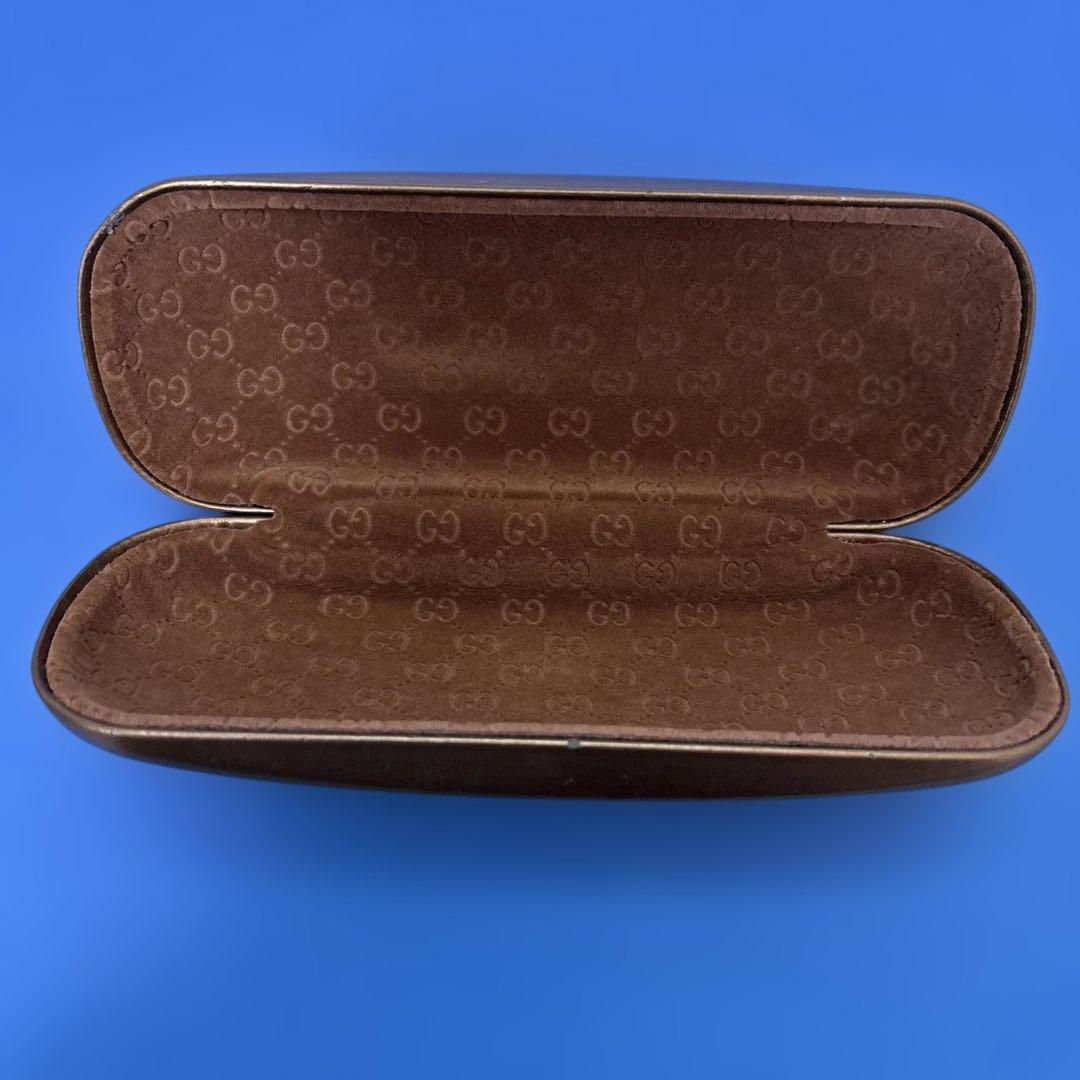 GUCCI ブラックフレーム メガネ(度あり)