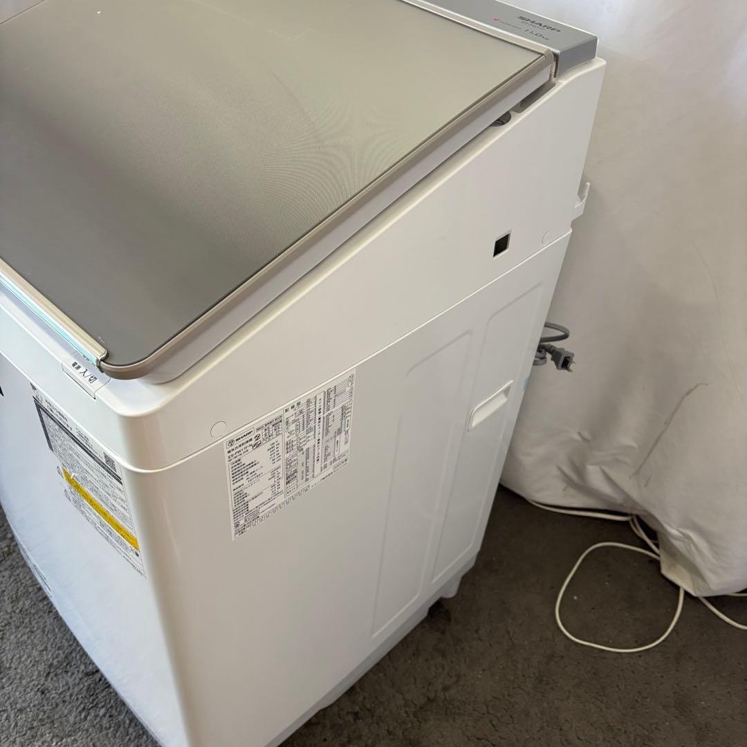 ★266　洗濯機　SHARP　11キロ　乾燥機能　安い　綺麗　分解洗浄　設置無料