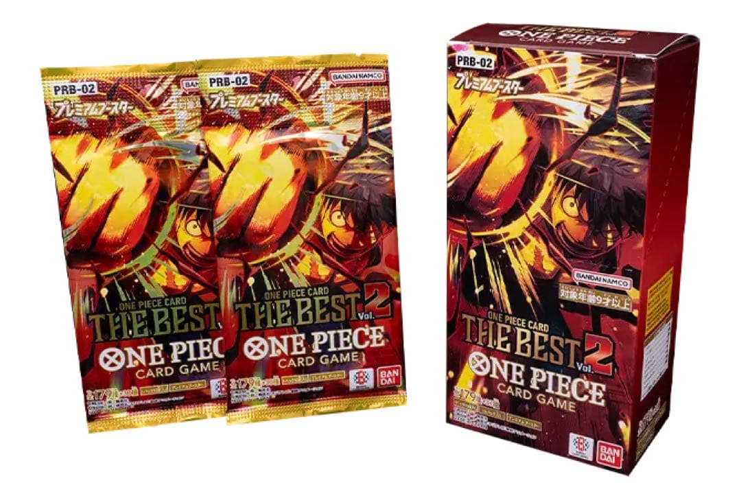 ONE PIECEカード THE BEST PRB-02 BOX＋未開封8パック