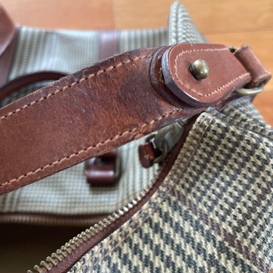 Polo Ralph Lauren チェック柄ボストンバッグ