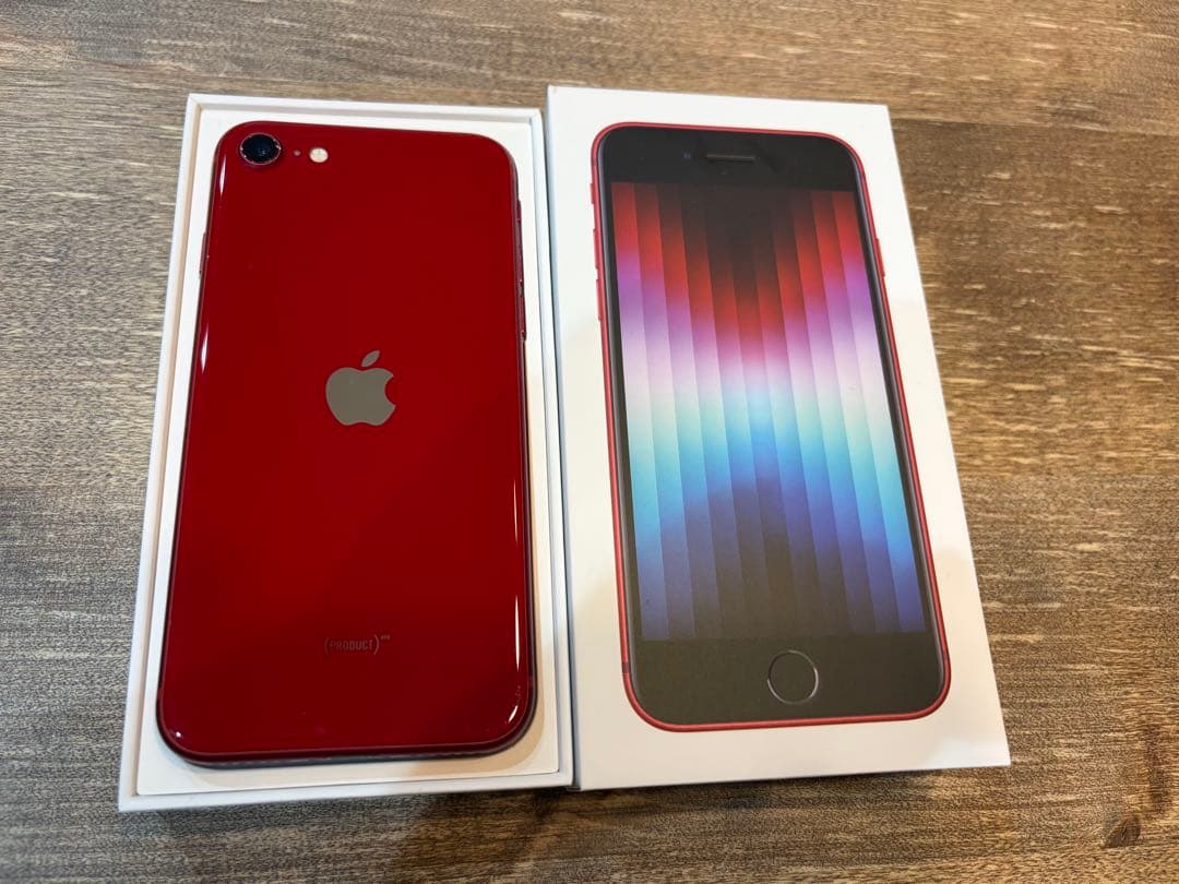 iPhoneSE (第3世代) 256GB RED 箱有