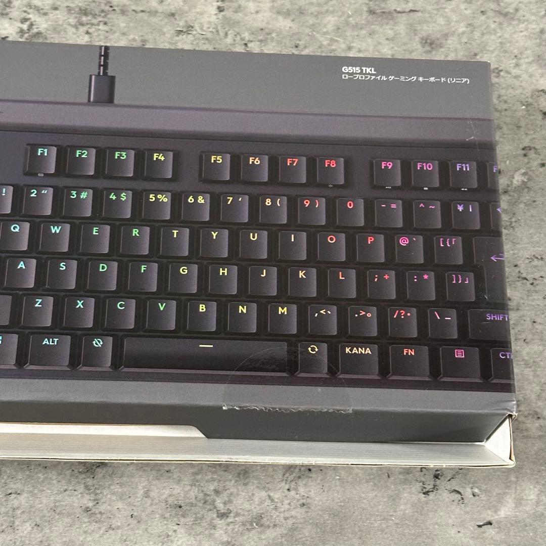 Logcool G515 TKL ロープロファイル リニア 赤軸