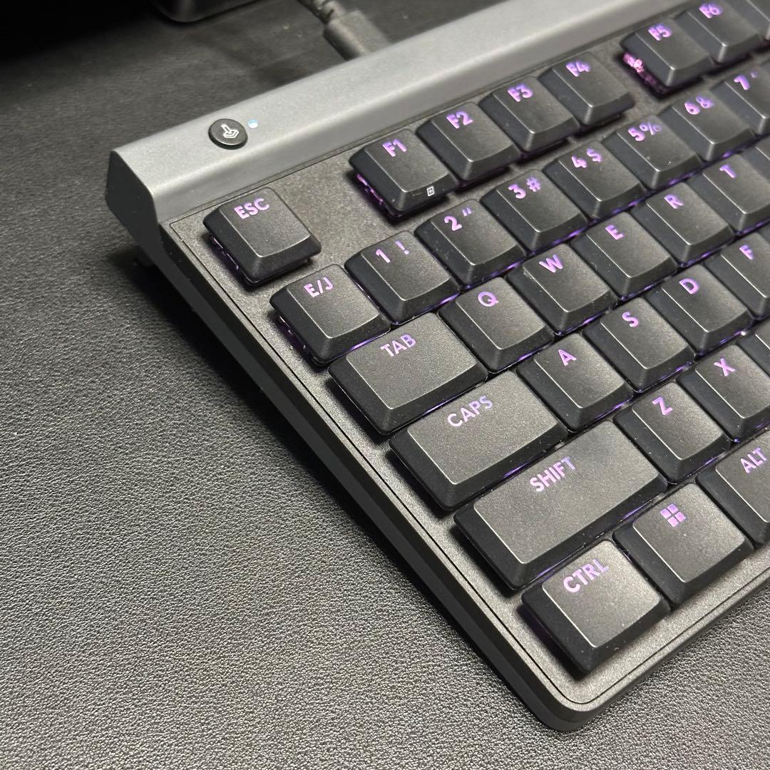 Logcool G515 TKL ロープロファイル リニア 赤軸