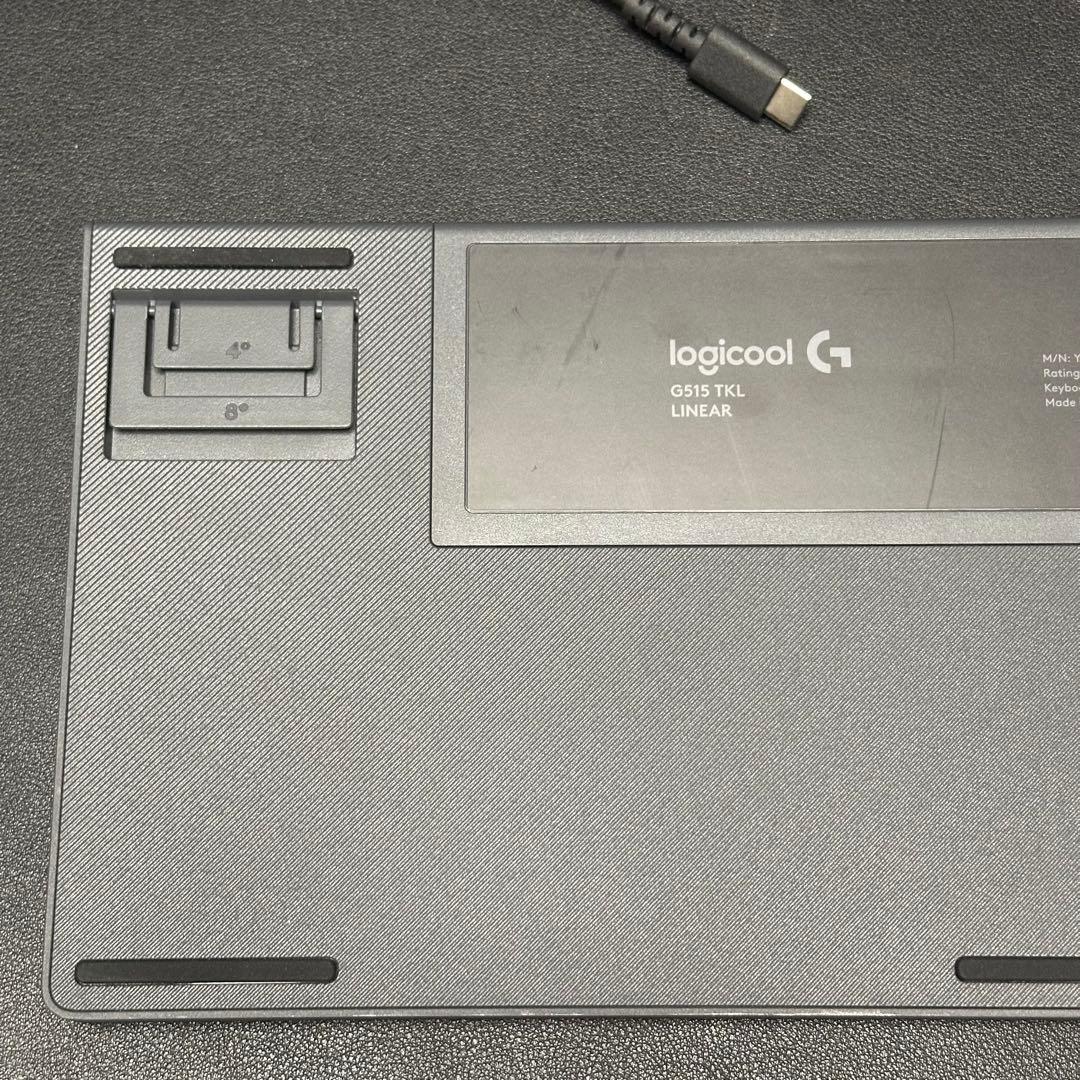 Logcool G515 TKL ロープロファイル リニア 赤軸