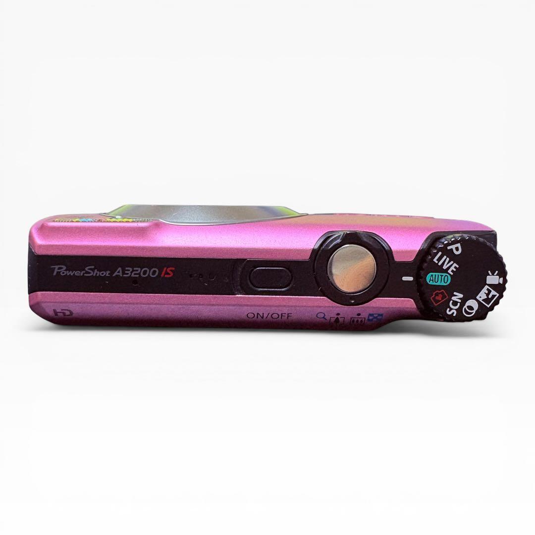 【人気カラー】Canon PowerShot A3200 IS ピンク コンデジ