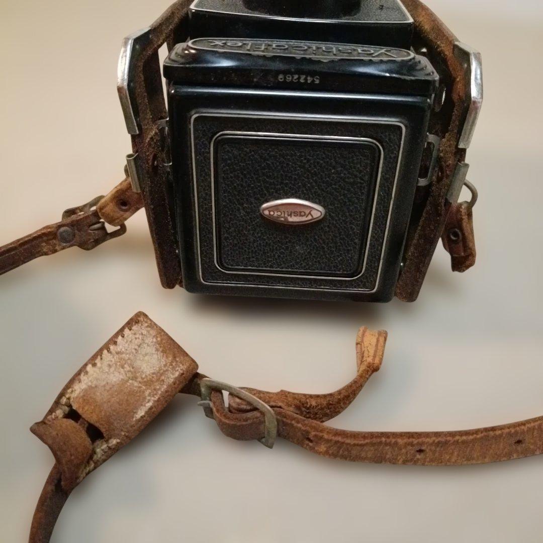 【ジャンク品】Yashicaflex　二眼レフカメラ 　ヤシカフレックス