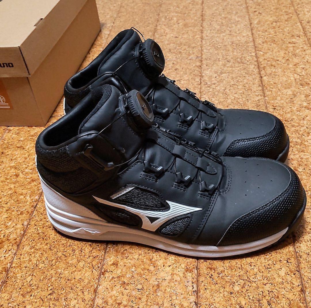 最終値下げ中 MIZUNO オールマイティ黒 26㎝安全靴 LSⅡ73M BOA