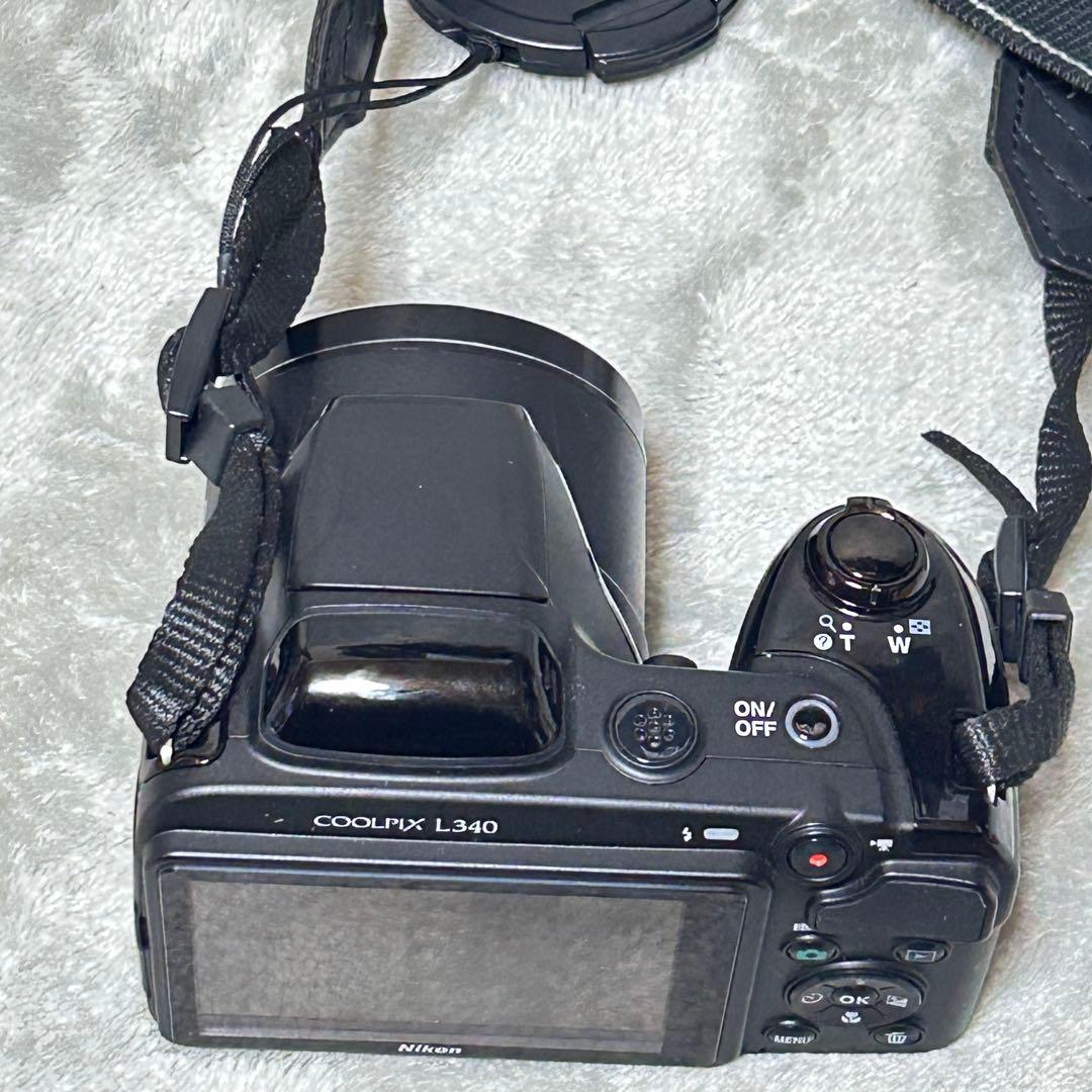 【動作品　美品】Nikon COOLPIX L340 コンパクトデジタルカメラ