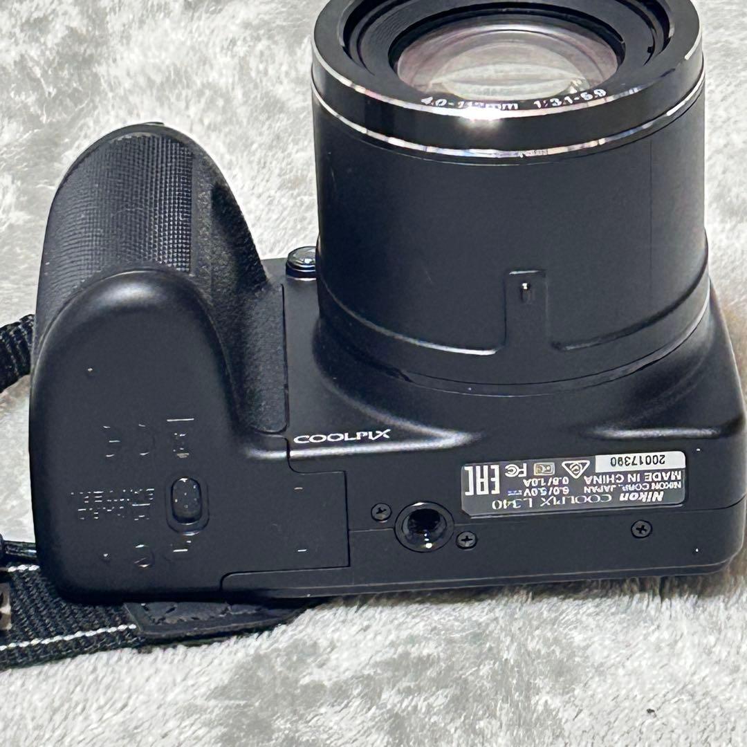 【動作品　美品】Nikon COOLPIX L340 コンパクトデジタルカメラ