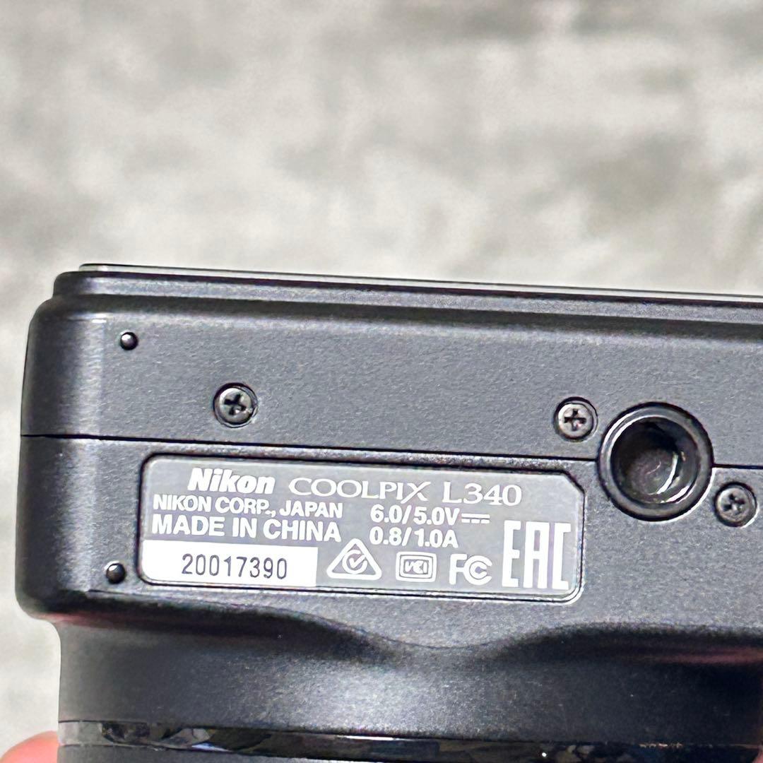 【動作品　美品】Nikon COOLPIX L340 コンパクトデジタルカメラ