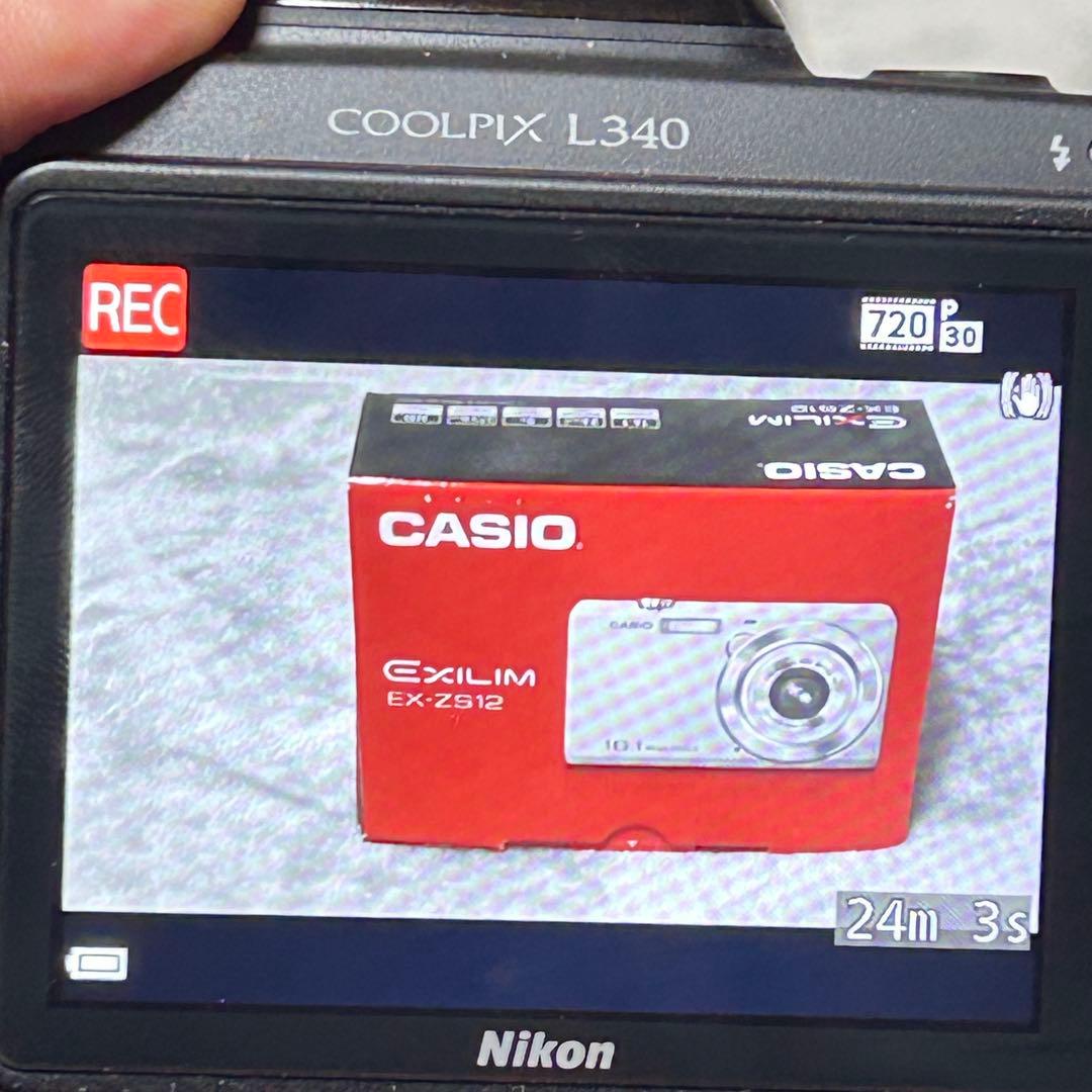 【動作品　美品】Nikon COOLPIX L340 コンパクトデジタルカメラ