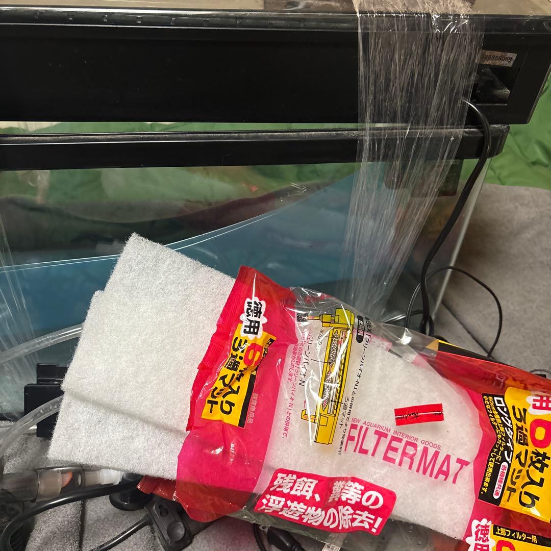 【豪華セット】60cm水槽 GEX デュアルクリーン600 エアーポンプ 札幌市