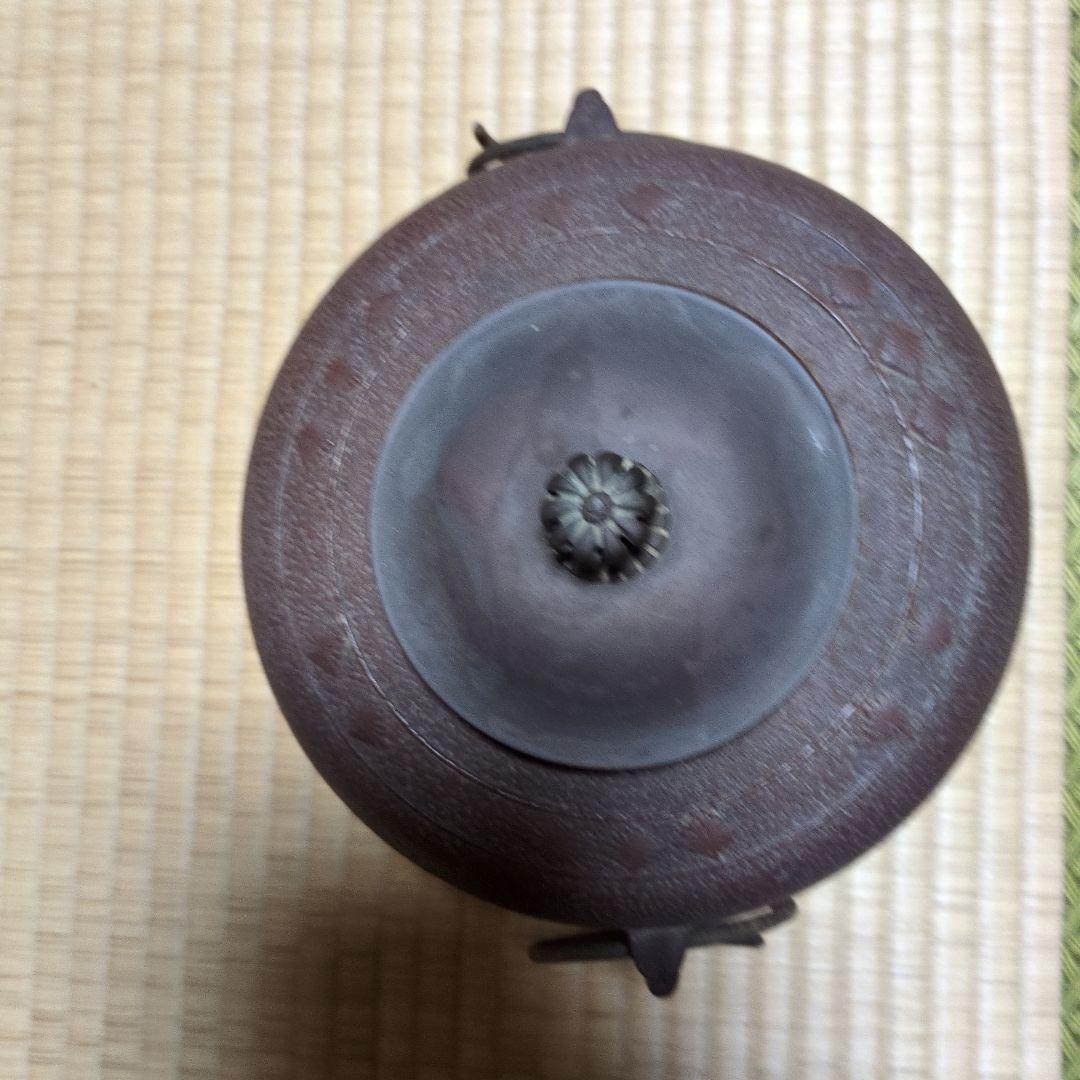 茶道具　鉄製風炉茶釜