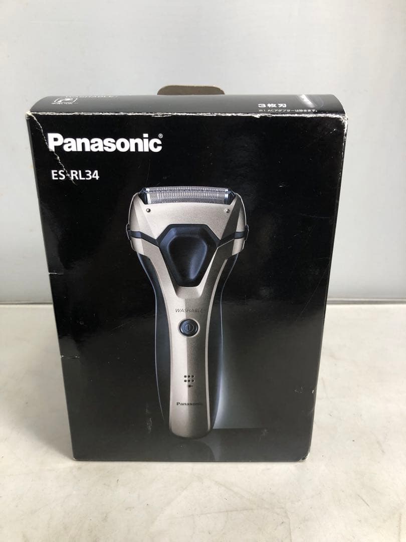 未使用Panasonicメンズシェーバー3枚刃シルバー　ES-RL34-S22年