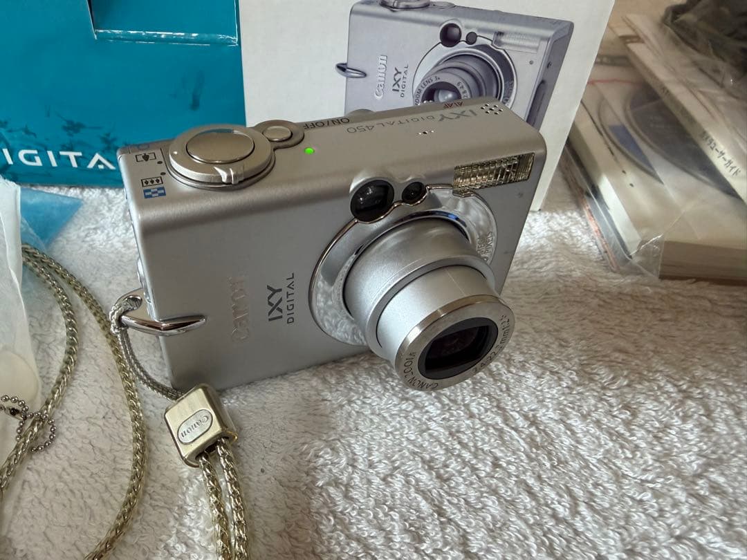 【一部不具合あり】Canon IXY DIGITAL 450 付属品多数 CF付