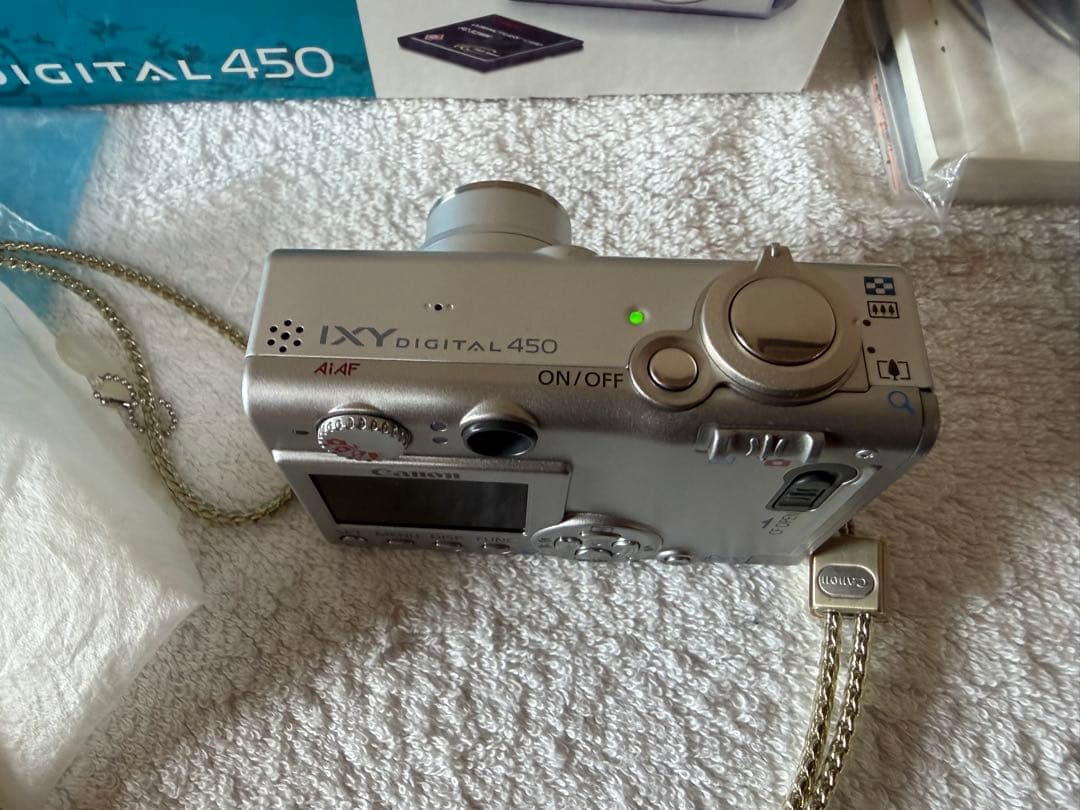 【一部不具合あり】Canon IXY DIGITAL 450 付属品多数 CF付