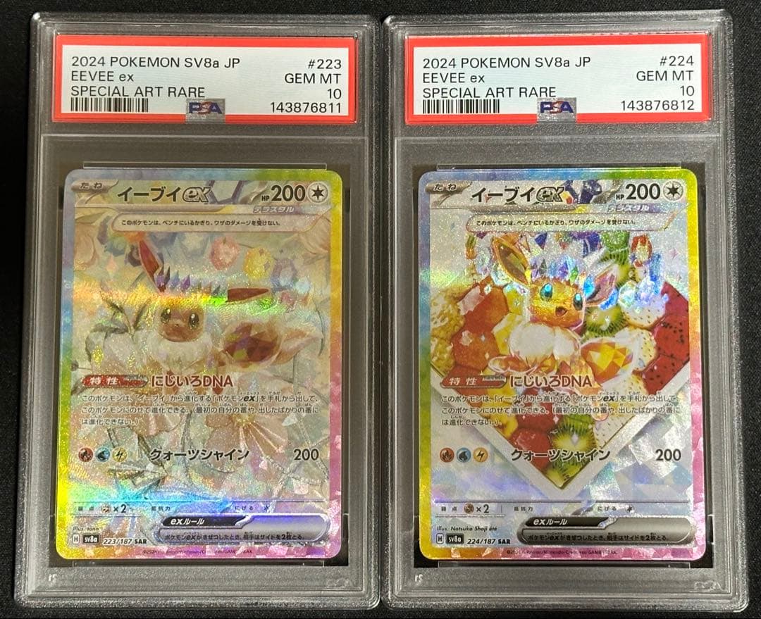 【PSA10 10連番】ブイズ SAR「テラスタルフェスex」コンプリート