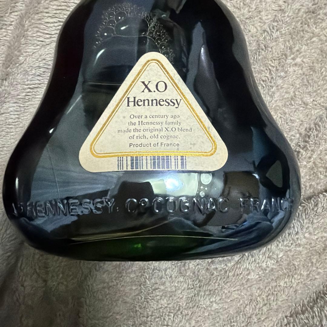 ヘネシー Hennessy XO 金キャップ グリーンボトル ブランデー